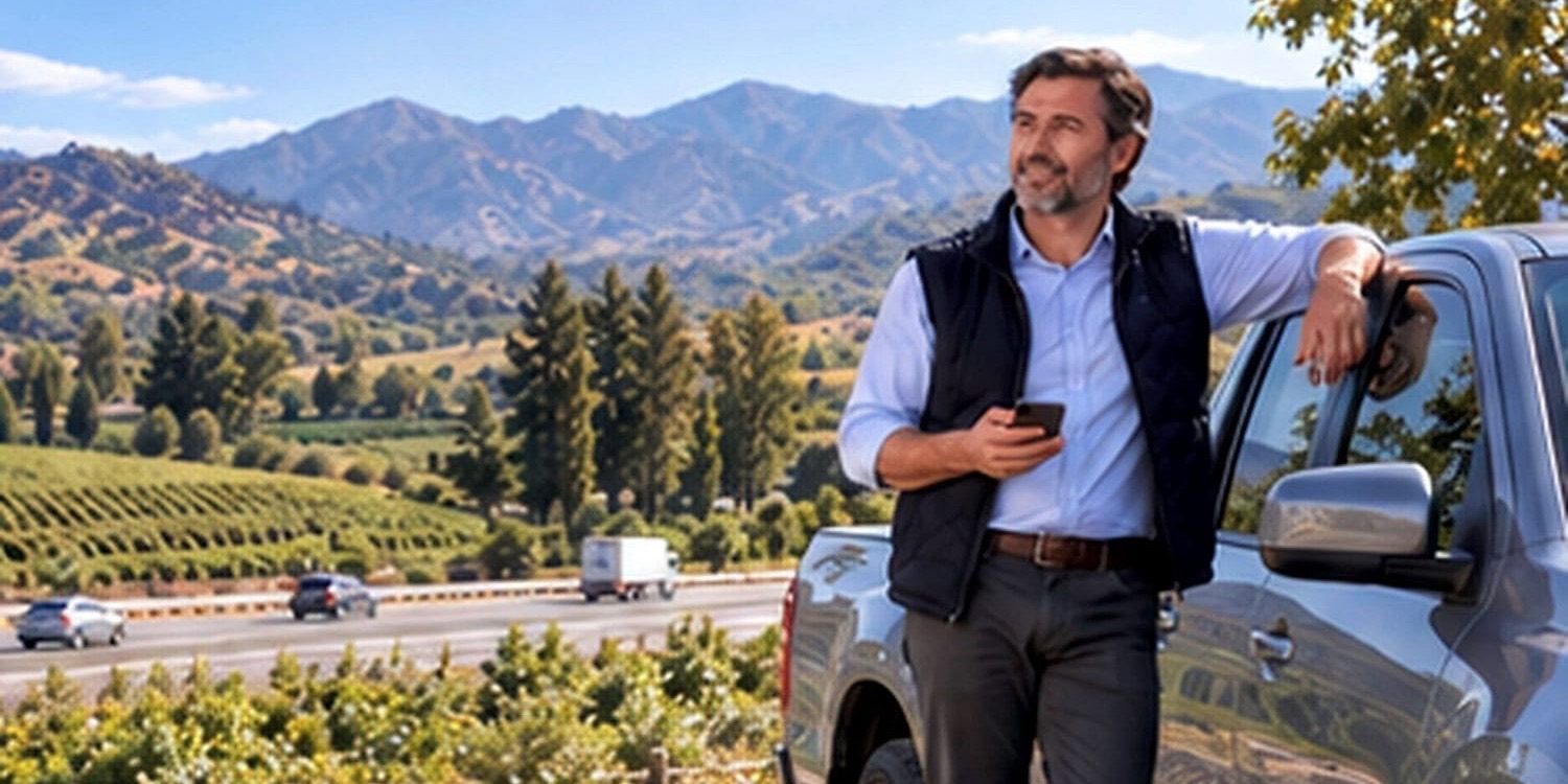 Ruta de la Fruta entre San Antonio y Pelequén